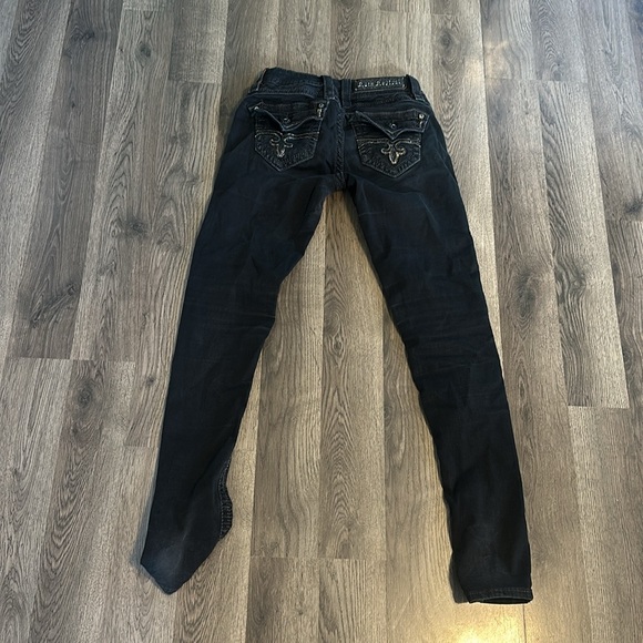 Rock Revival Black Skinny Jeans - Picture 3 of 4